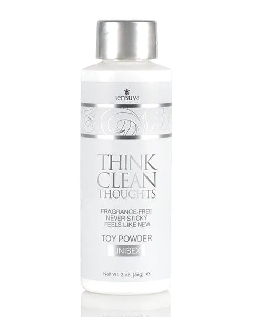 Sensuva Think Clean Thoughts Toy Powder 2 Oz Bottle Sensuva Valencia Naturals Vibrators Sensuva Think Clean Thoughts Toy Powder 2 Oz Bottle Sensuva Valencia Naturals Vibrators