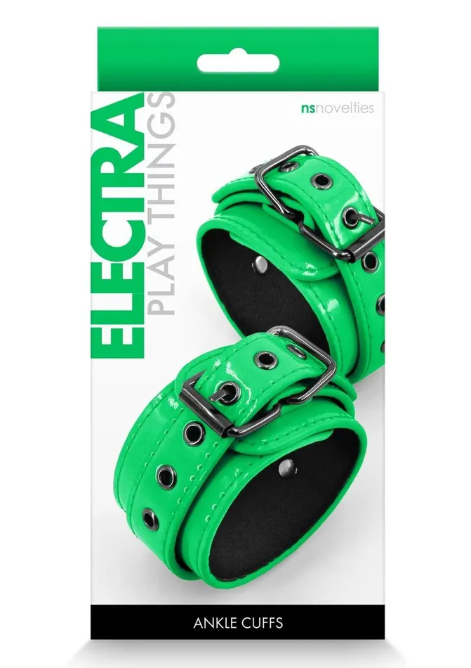 Couples Electra Play Things Pu Leather Ankle Cuffs Electra Play Things