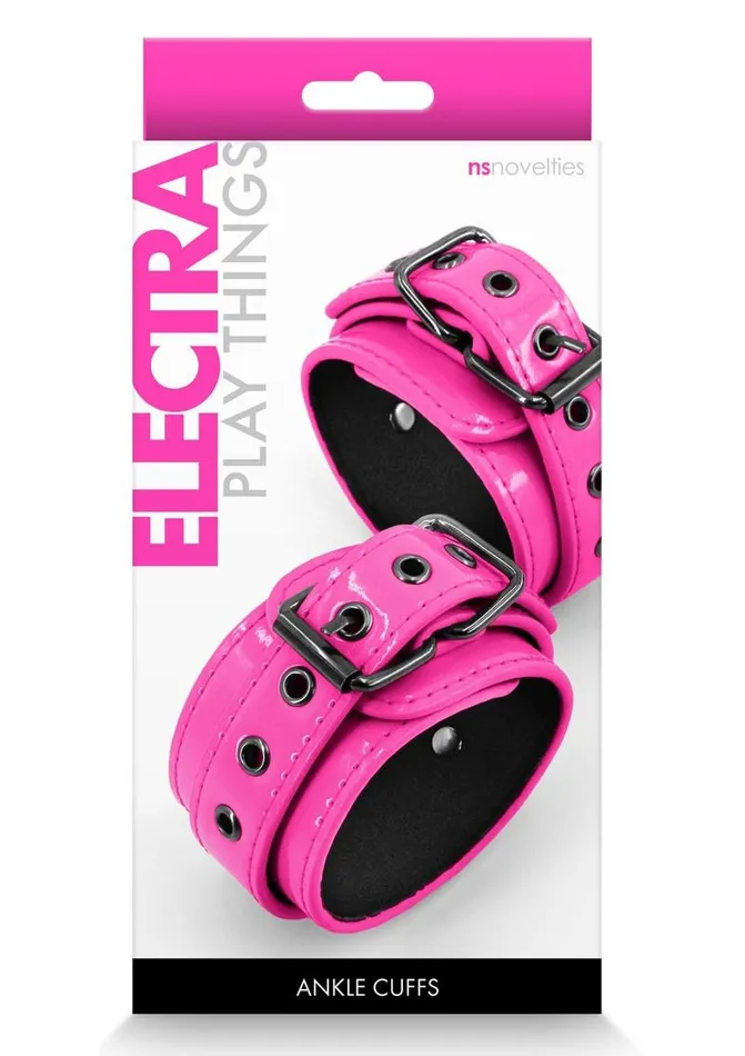 Couples Electra Play Things Pu Leather Ankle Cuffs Electra Play Things