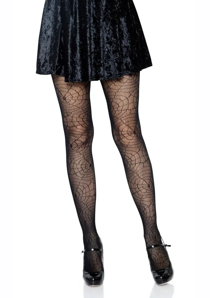 Couples Leg Avenue Leg Avenue Spider Lace Pantyhose
