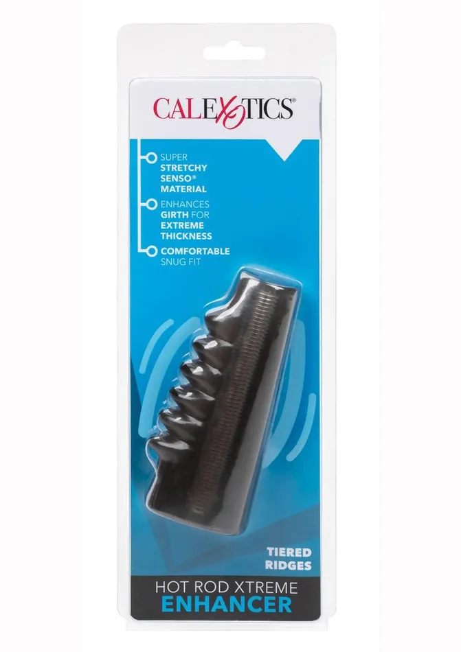 Extensions Male Sex Toys Hot Rod Xtreme Enhancer Penis Sleeve with Tiered Ridges