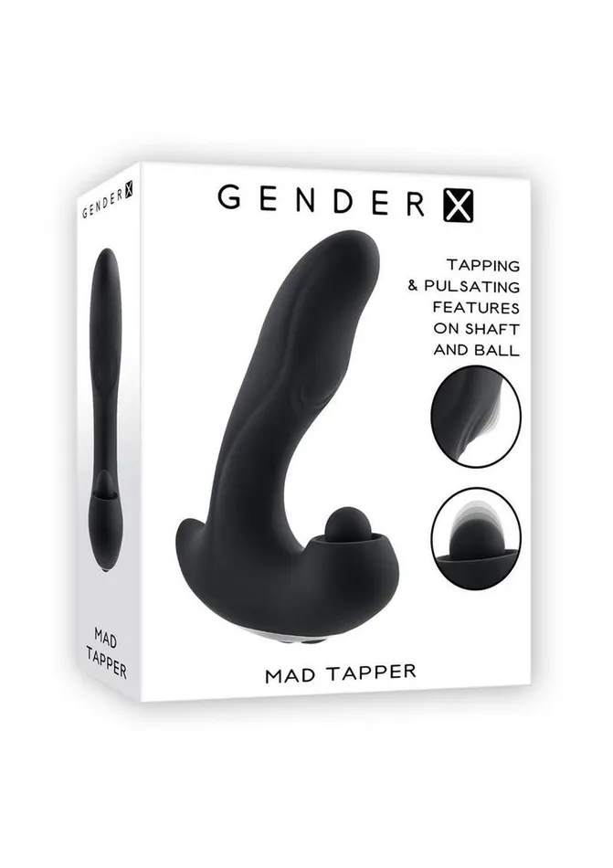 Gender X Mad Tapper Rechargeable Silicone Vibrator Gender X Female Sex Toys