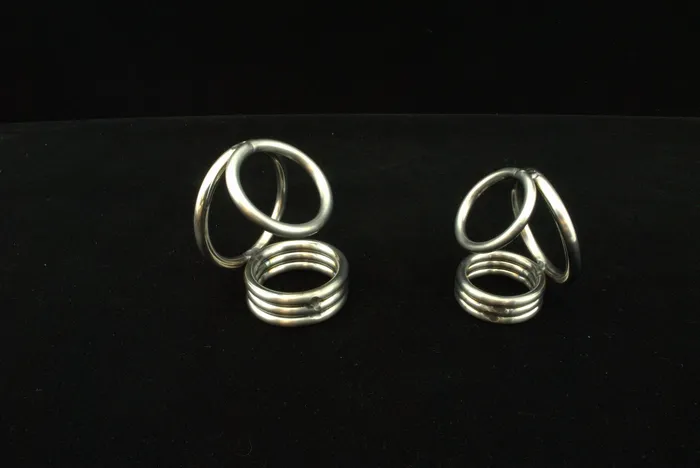 Ballisticmetal Male Sex Toys Custom Sized Cobra Cock Cage Cockring Ball Stretcher Stainless Steel SS