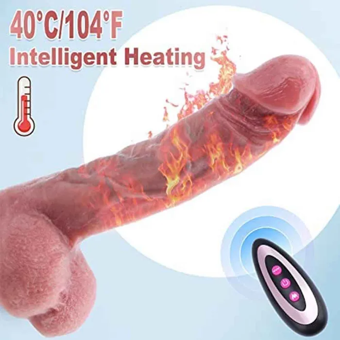 ProBang Sex Machine Thrusting Realistic Dildo Vibrator with Pussy Rubbing Heating Adorime Female Sex Toys
