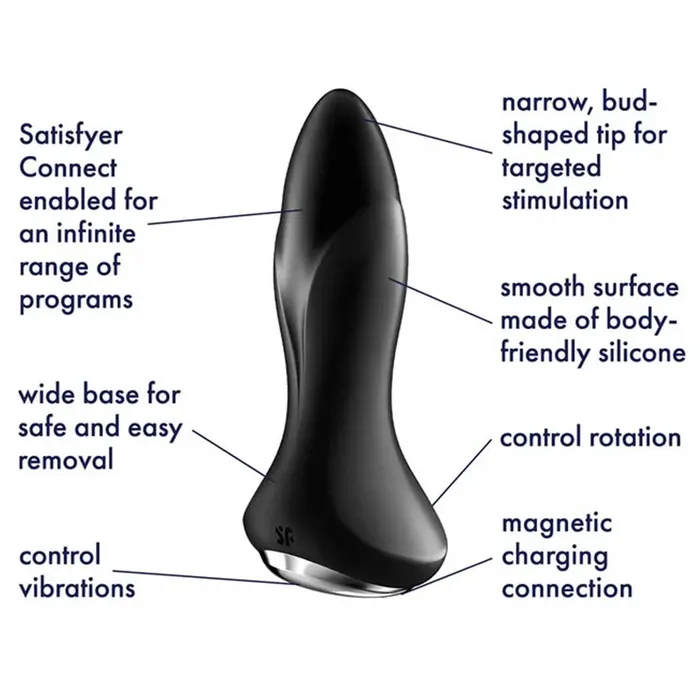 SATISFYER Satisfyer Rotator Plug 1 with Rotating Beads Male Sex Toys
